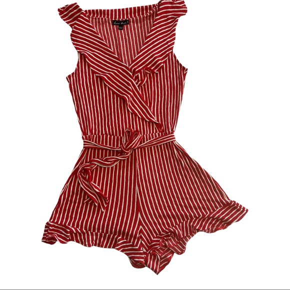 Love tree striped romper LARGE - Picture 9 of 13